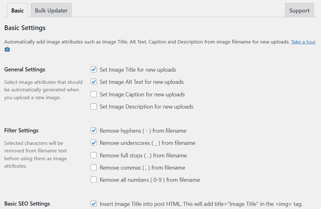 ajustes para mejorar el SEO en modo automatico